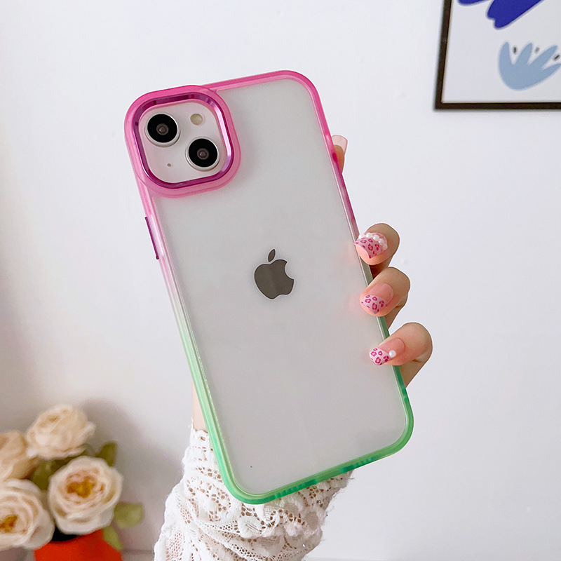 Rose red above light green below