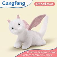 Vente en gros directe usine : Adorable jouet en peluche dragon mythique avec ailes de chauve-souris et queue moelleuse, personnalisable OEM en gros pour cadeau