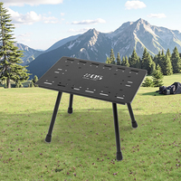 Chaise pliante portable d'extérieur Mazar à haute capacité de charge, table pliante en alliage d'aluminium expansé, livrée