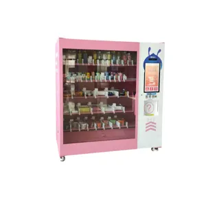 SNBC BVM-RI300 睫毛口红护肤美容化妆品自动贩卖机制造商粉红色自动售货机