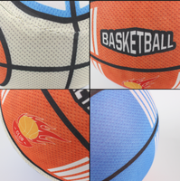 Nouvelle sortie, jouet de sport d'entraînement en salle, ballon en mousse PU, cœur en tissu, mise à niveau, impression de logo personnalisé, vente en gros, approvisionnement en vrac, ballon de basket silencieux