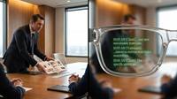 Lunettes de traduction intelligentes INMO GO3 alimentées par l'IA - Lunettes intelligentes pour 98 langues - Affaires / Voyages / Études
