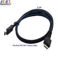 Carte adaptateur de station d'accueil pour carte graphique externe d'ordinateur portable Oculink GEN4 PCIe 4.0 16X + convertisseur de port M.2 NVME M-Key vers SFF-8612