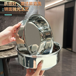 304 Stainless Steel Mixing Basin Deep Thickened Baking Egg Beating Vegetable Washing Multi Purpose Kitchen Bowl - Product Image 4