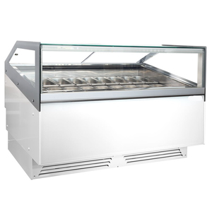 <span class=keywords><strong>Vetrina</strong></span> per Gelato e Ghiaccioli con 18 Vaschette, Design Italiano - Product Image 2