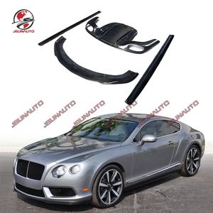 Meilleur <span class=keywords><strong>prix</strong></span> V8S Style Fiber de carbone pare-chocs avant lèvre jupes latérales diffuseur arrière Spoiler pour <span class=keywords><strong>Bentley</strong></span> Continental GT GTC Kit de carrosserie - Product Image 1