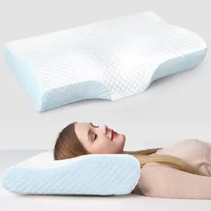 Adjustable Ergonomic Cervical Memory Foam Orthopedic Neck Pillow Sleeping Pillows for Side, Back, Stomach Sleepers