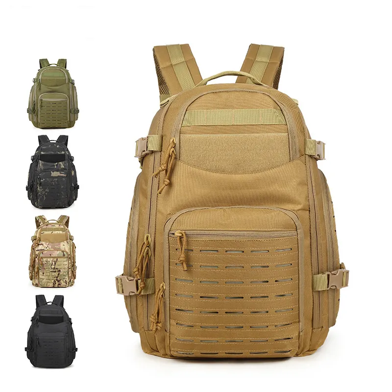 Customized Water-resistant High Density Oxford Fabric Zipper Closure Tactical Backpack for Hunting Shooting Camping