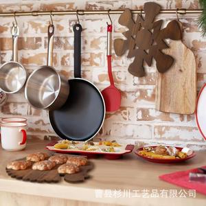 Tabla de Cortar Multifuncional de Madera de Acacia, Tabla de Quesos con Forma Navideña, Bandeja Irregular para Frutas, Decoración de Cocina - Product Image 2
