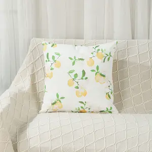 Amity estate all'aperto mobili da giardino sedia decorativa poliestere impermeabile federa pianta uccello stampato cuscino fodera 45x45