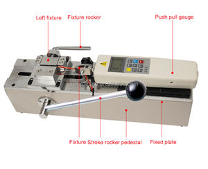 Équipement d'essai de <span class=keywords><strong>force</strong></span> de traction horizontale pour l'évaluation terminale de faisceau de câbles de fabrication de câbles - Product Image 4