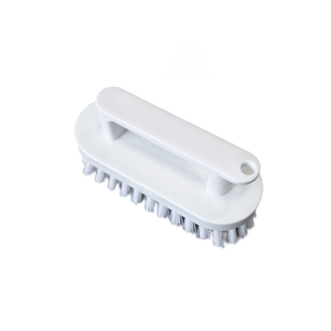 Lebensmittelechte Farbcodierte Hygiene-Reinigungsbürste mit Harten Borsten Plastik-Schrubbürste Blau mit Eisengriff - Product Image 6