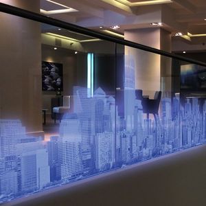 Rampe en verre moderne sans cadre pour extérieur, balustrade en verre pour balcon, garde-corps pour ferme, appartement, cour - Product Image 3