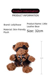 Jouets en peluche H-4, suggestifs et thérapeutiques, y compris un ours en peluche en forme de cloche pour bondage, adaptés aux jeux de rôle SM. - Product Image 4