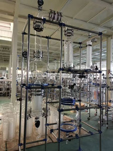 Tour de réacteur en verre de rectification de distillation antidéflagrante 50L 100L 150L - Product Image 3