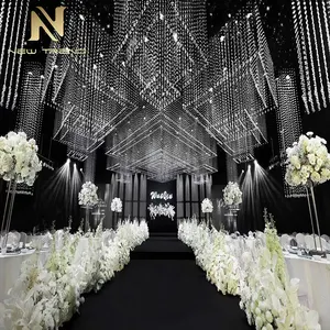 Luxury Design Decoration Customization Ceiling Banquet Hall Centerpieces LED Wedding Light