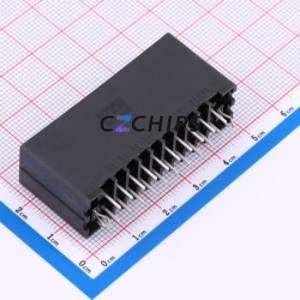 HC-3810-2*10A-05 Wire-to-Board Pin Header Through hole Component (THT),P=3.81mm Connector 2x10P 3.81mm Through Hole 20P - Product Image 2