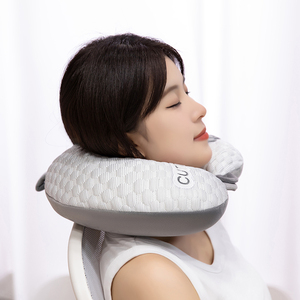 Almohada en Forma de U de Espuma Viscoelástica de Alta Calidad, Suave y Cómoda, Rellena de Fibra de Algodón - Product Image 5