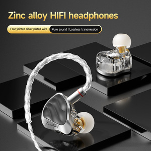 Auriculares intrauditivos con cable HIFI para juegos • Aleación de zinc • Controlador dinámico • Cable desmontable • Monitoreo para audiófilos - Product Image 5