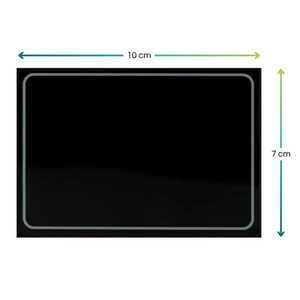 Kit de 25 étiquettes de prix pour comptoir de boulangerie, avec supports et stylo marqueur, étiquettes neutres en PVC noir pour accessoires de présentation alimentaire - Product Image 3