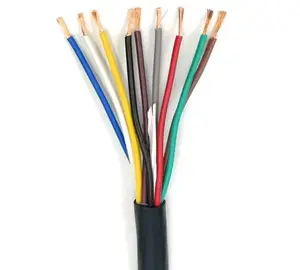 3 Core 0.5mm2 0.75mm2 1mm2 1.5mm2 2mm2 2.5mm2 4mm2 6mm2 Power Cable PVC CE Cable For Machinery Power Connect AC Power Cord