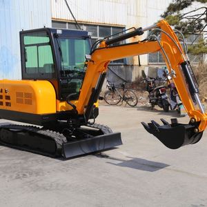 Nieuwe gebruikte minigraafmachine met diesel/elektrische motor, pomp & versnellingsbak, rubberen banden - Product Image 1