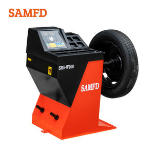SAMFD Équilibreuse de pneus automatique à localisation laser de haute qualité et efficace avec frein automatique pour atelier - Product Image 1