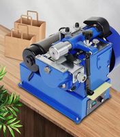 Machine de scellage automatique électrique de fonds de sacs en papier de 4 cm, machine de revêtement de colle thermofusible jaune haute résistance pour chaussures en cuir
