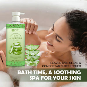 Gel <span class=keywords><strong>de</strong></span> Ducha <span class=keywords><strong>de</strong></span> Aloe Vera 500ml con Ácido Cítrico para Uso Doméstico, Iluminador, Refrescante y Nutritivo para la Piel, <span class=keywords><strong>Precio</strong></span> al por Mayor, OEM - Product Image 4