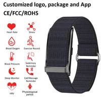 Pulsera Inteligente con Monitor de Salud, Frecuencia Cardíaca, Presión Arterial, Alerta de Vibración, Compatible con Android e iOS
