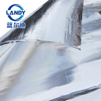 Barrera de vapor aislante para pared del ático, barrera de vapor de aluminio kraft para el techo