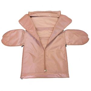 Muestra gratuita, oferta especial, bolsa de viaje multifuncional de cuero vegano para ropa, bolsa de lujo con logotipo personalizado, bolsa de lona para traje. - Product Image 6