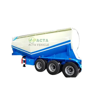 Air Compressor 60 Ton Tanker Storage Tank Dry Powder cement trailer second hand cement bulker trailer