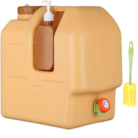 Bouteille de désinfectant pour les mains, seau à eau avec robinet, camping en plein air, voyage en voiture, réservoir de stockage d'eau