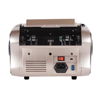 Compteur de billets CHUANWEI AL-6600 Or Argent Affichage LCD Détection UV/Mg Machine de comptage des billets 1000 pièces/min Multinational