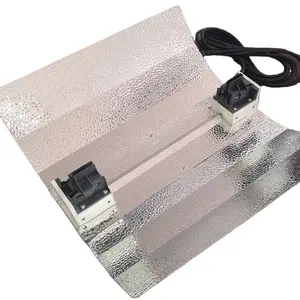 Refletor de luz de metal anodizado de duas pontas, refletor de luz de alumínio anodizado