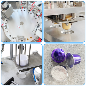 Système rotatif entièrement automatique pour le remplissage et le scellage de capsules de café K Cup et Nespresso avec une production stable à grande vitesse - Product Image 4