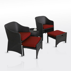 <span class=keywords><strong>Fauteuil</strong></span> en <span class=keywords><strong>rotin</strong></span> résine robuste 5 pièces, <span class=keywords><strong>petit</strong></span> espace, mobilier d'extérieur, patio, <span class=keywords><strong>fauteuil</strong></span> d'appoint en <span class=keywords><strong>rotin</strong></span> PE avec repose-pieds pour véranda - noir - Product Image 5