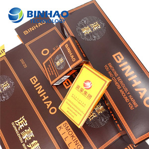 Tùy chỉnh in ấn giấy hộp xì gà 166*90 mét Kích thước góc vuông hình dạng thuốc lá bên trong gói thuốc lá bao bì - Product Image 3