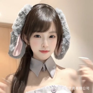 ที่คาดผมหูกระต่ายน่ารักแบบใหม่ ที่คาดผมตุ๊กตาการ์ตูนสำหรับถ่ายรูปในสวนสนุก เครื่องประดับผมสำหรับผู้หญิงสำหรับเล่นบทบาทสมมติ - Product Image 4