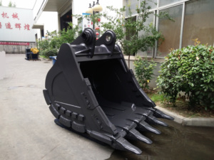 Chine Fabricant SF Excavator Attachments of Quality 40T Rock Bucket avec S80 Mount Hanger - Product Image 2