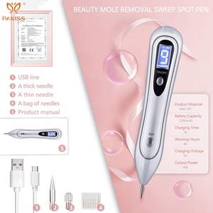Stylo effaceur de taches professionnel PAKISS, 9 niveaux de force réglables, kit d'aiguilles interchangeables pour les taches de rousseur, les imperfections et les tatouages - Product Image 5