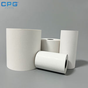 Factory Customized 57x40mm 50gsm Thermal Till <b>Rolls</b> Gas Station POS Credit Card Receipt <b>Paper</b> Low Dust - Product Image 1