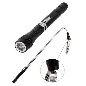 Linterna de Trabajo de Aleación de Aluminio Personalizada, con Batería de Botón, Herramienta Magnética de Recogida, Cabezal Flexible Telescópico, 3 LED - Product Image 4