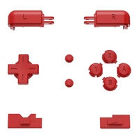 Ensemble de boutons L/R A/B D-Pad pour console NDSL - Kits de boutons complets de qualité supérieure pour Nintendo DS Lite