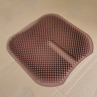 Maßgefertigtes Silikon-Memory-Foam Rückenkissen für Autositze - Antistatisch, Abnehmbar & Waschbar, Atmungsaktiv