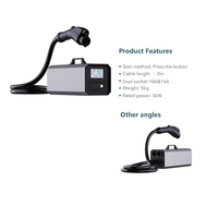 Déchargeur CC 5kW CCS2/GBT pour véhicule électrique, onduleur de puissance V2L 220/230VAC, double prises 10A et 16A, dispositif d'énergie portable pour voiture