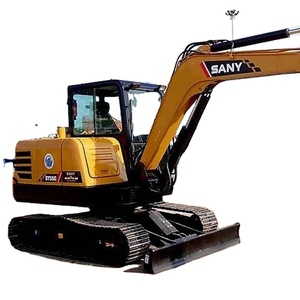 <span class=keywords><strong>Mini</strong></span>-excavatrice SANY SY55C de 5,5 tonnes, compacte et économe en énergie, équipement de construction avec garantie - Product Image 1