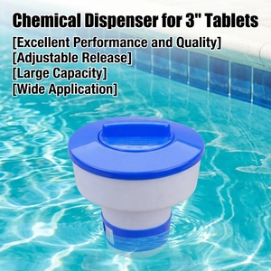 Distributeur de chlore flottant grande capacité de 3 pouces pour piscine, flotteur de tableaux de chlore réglable pour <span class=keywords><strong>spa</strong></span> et bain à remous - Product Image 5