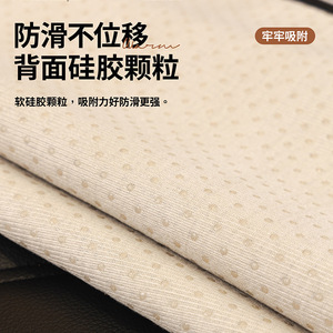 All Season <b>Sofa</b> Cushion <b>Cover</b> Chenille Pad Type Minimalist Style Non Slip Breathable <b>For</b> Lawrence <b>Leather</b> <b>Sofa</b> - Product Image 4
